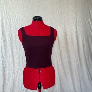 Women's Burgundy Tank Top